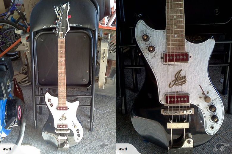 Guitar Blog Jansen Victor (Black Swan?) electric guitar from New